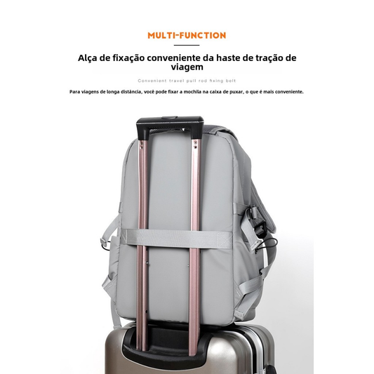 Mochila Notebook Usb Mochila Masculino Impermeável Causal