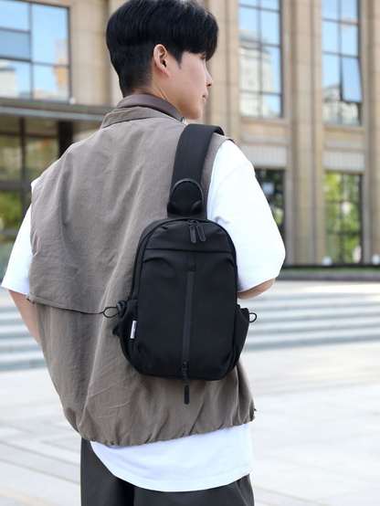 Bolsa Mochila Pochete Grande Transversal Masculino Chest Bags De Ombro Impermeável X066 LING