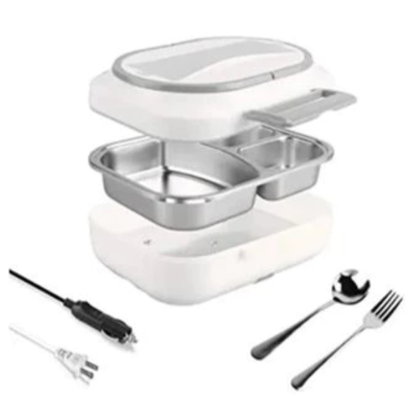 Marmita Elétrica Carro Casa Portátil Bivolt Automática 110v/ 220v E 12V/24V ( Electric Lunch Box)