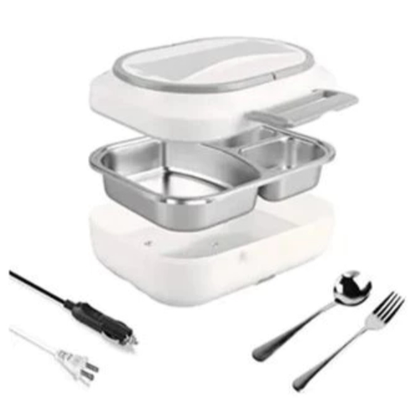 Marmita Elétrica Carro Casa Portátil Bivolt Automática 110v/ 220v E 12V/24V ( Electric Lunch Box)