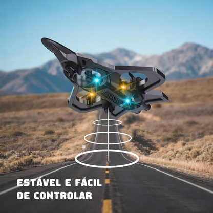 DLI Avião Drone Combat Aircraft Controle Remoto 2.4ghz 4 Motores Presentes para crianças