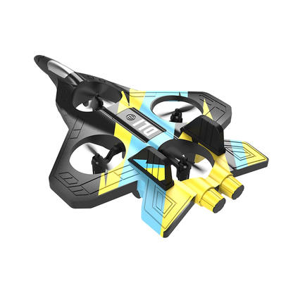 DLI Avião Drone Combat Aircraft Controle Remoto 2.4ghz 4 Motores Presentes para crianças