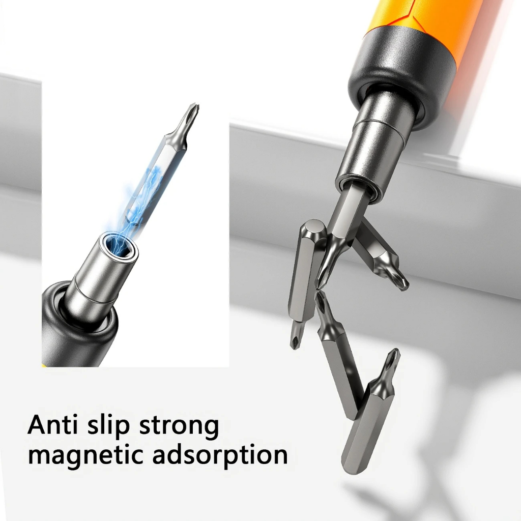Parafusadeira elétrica de precisão recarregável 46 em 1