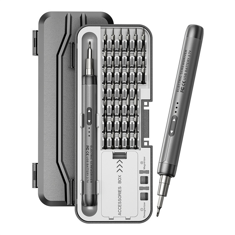 Parafusadeira elétrica de precisão recarregável 46 em 1