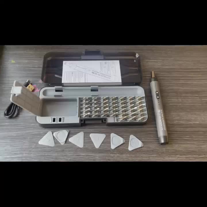 Parafusadeira elétrica de precisão recarregável 46 em 1