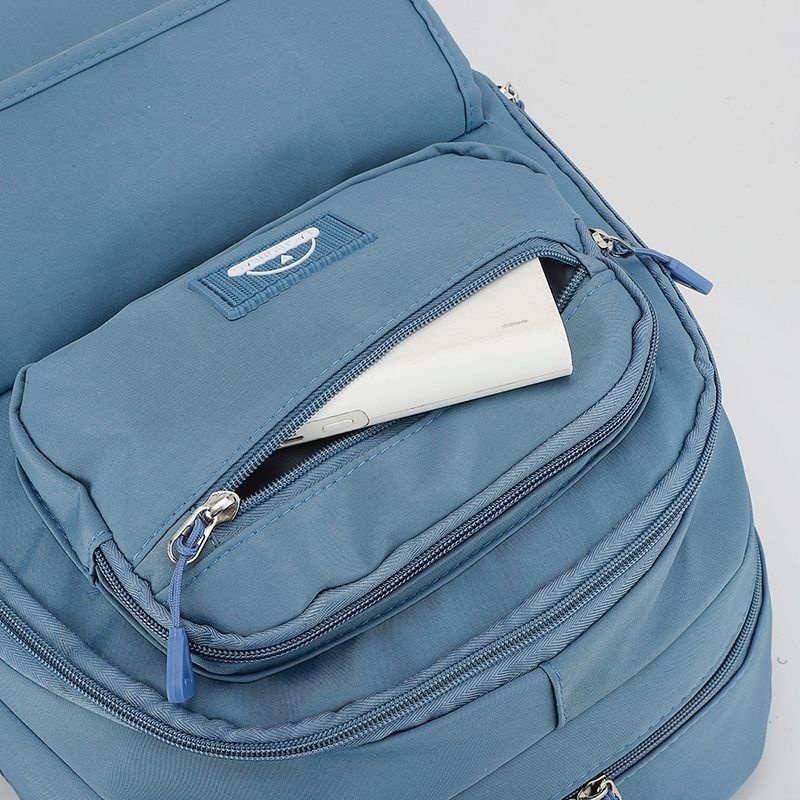 Mochila coreana de grande capacidade mochila escolar impermeável unissex