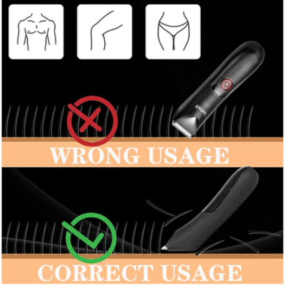 Kemei KM-1838 Aparador De Cabelo Para Área Da Virilha Não corta sua pele À Prova D'água